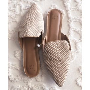 ✰ pointed cream flats ✰